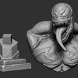 preview3.PNG STL file Venom Bust・3D printer model to download