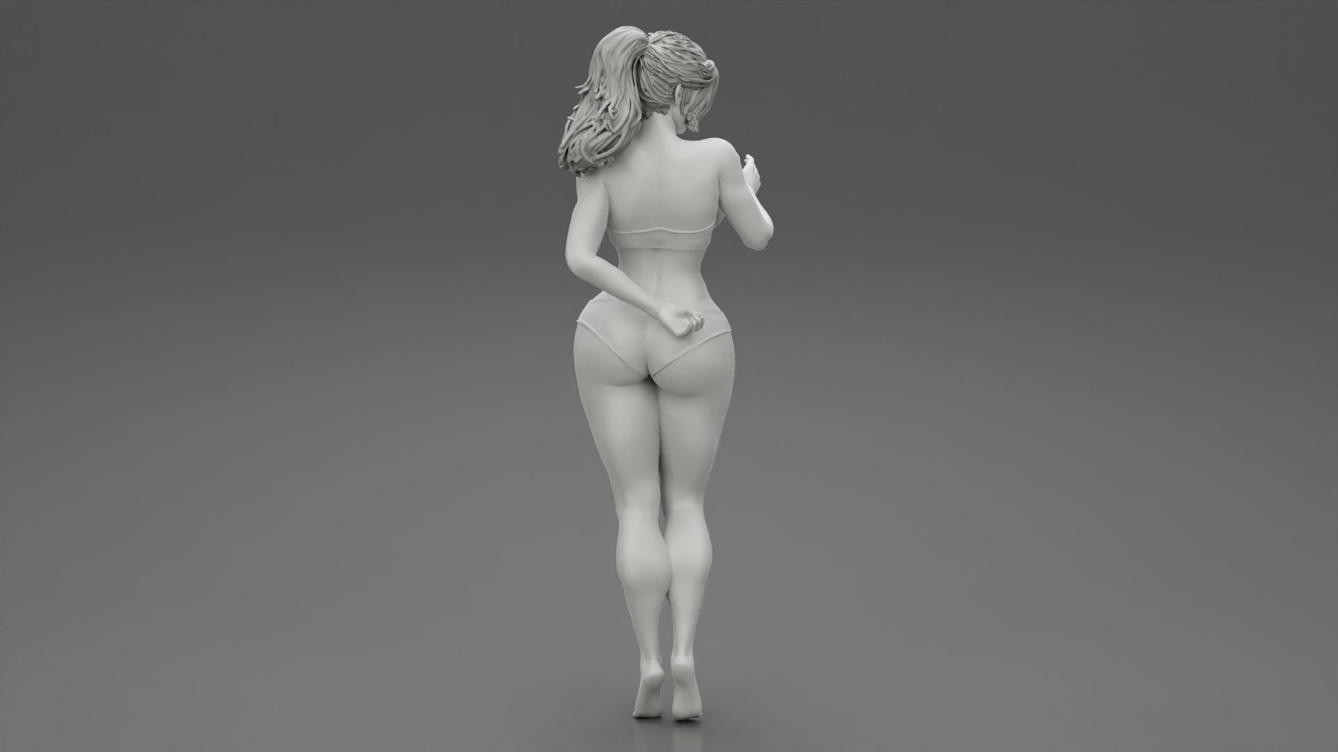 Girl-09.jpg 3D file Sexy Bikini Beach Girl 3D Print Model・Design to download and 3D print, 3DGeshaft