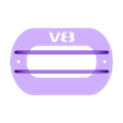 Guard_V8_logo.stl Защитный кожух индикатора Land Rover Discovery