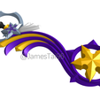 wds.png Étoile filante de Kingdom Hearts 3 Modèle 3D Fichier STL