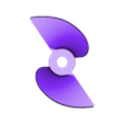 Hydro_Bootsschraube_40mm_V3__Sharper_wings.stl Boat Propeller Hydro/Dog Drive System D: 40  d: 4mm H:18. 3 Versions