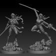 1.jpg Psylocke  Dual Pose  - Marvel Crisis Protocol