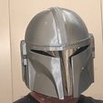 IMG_3233.jpg Mandalorian Helmet 2 Piece Print for Ender 3