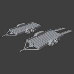 4.jpg Файл STL Трейлер в масштабе 1:64 - версия#2・3D модель для печати скачать