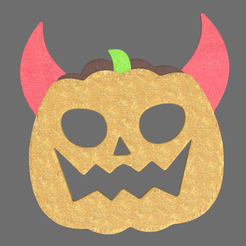Halloween_Cookies_Pack_01_06_Render_01.png STL file Halloween Pumpkin Cookie // Design 06・3D print object to download