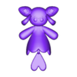Amione_Blue.stl Amione (Orange Flower & Blue Diamond Flexi) + Ornament Versions | Palworld STL | No Supports | FDM Friendly