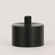 P1010081.jpg 5/8-27 microphone stand to  1/4-20 camera mount adapter