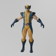 Wolverine0019.png Wolverine Lowpoly Rigged