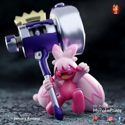 tinkaton-col-1-copy.jpg Fichier 3D Tinkaton - Fée présupposée avec marteau séparé・Plan pour imprimante 3D à télécharger