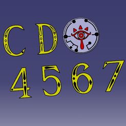 all.jpg STL file Home numbers・3D printing idea to download