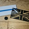 20231002_124334.jpg UK The Thin Blue Line Double Sided Flag Police Law Enforcement Memorial Union Jack With Stand.
