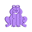 FlexiFrog_v2.stl Flexi Articulated Frog