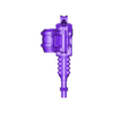 gun2.stl Boccale di dadi robot armato (25) - Porta lattine di birra Contenitore Torre Soda Box DnD RPG Boardgame 33cl 25cl 12oz 16oz 50cl Bevanda W40k 40 000 SciFi Futuristico