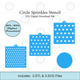Etsy-Listing-Template-STL.png Circle Sprinkles Stencil | Laser or 3D Printed, Decorating Stencils | Digital Download STL & SVG Files