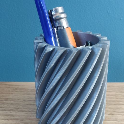 Healical gear box model B // boite pignon hélicoidal modèle B 3D model