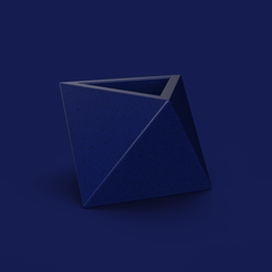 420af3ee-8ab8-449d-aa0a-2cc22618e50c.png Free STL file 24. Facet - 3 Sides Geometric Plant Pot - V1 - Ain・3D printing model to download