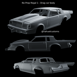 Proyecto-nuevo-2023-05-24T181943.344.png STL file No Prep Regal 1 - Drag car body・3D print object to download