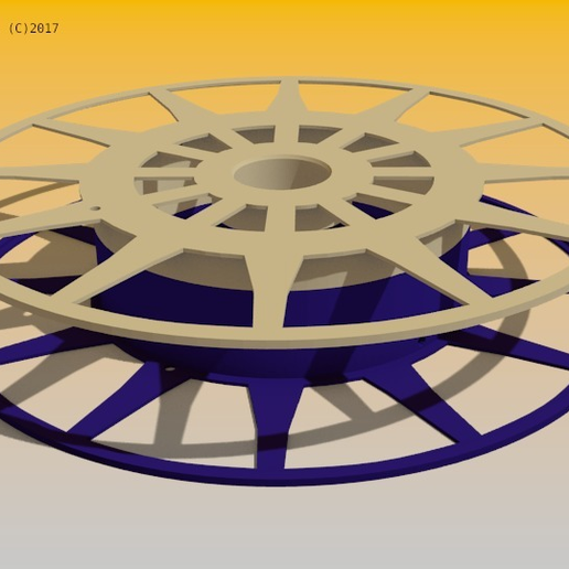 szpula1.png Spool (dia 180mm) for filament