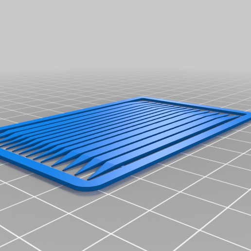 ToothPick Credit Card - 3D model önizlemesi