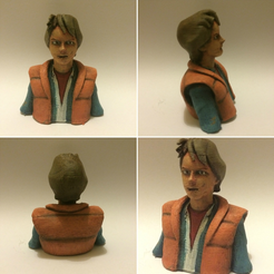 Capture d’écran 2016-12-12 à 22.09.22.png Free STL file Marty McFly Game Character Bust・3D printing idea to download