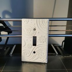20230605_190715.jpg STL file Paisley Outlet Covers・3D printable model to download