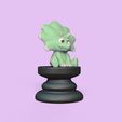 Cod1006-Dinosaur-Chess-Triceratops-2.jpeg Dinosaur Chess - Triceratops - Queen