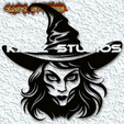 project_20231016_1054405-01.png witch wall art halloween  decoration witchy wall decor 2d art
