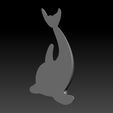 09.jpg Dolphin Fish  3D Printable Marine Animal Model
