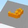 Build_Plate.jpg Butterfly Phone Stand - Instant Download - No Supports Needed