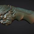 03.jpg Zeus Head Knife Handle 3D print model