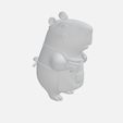 cafe-2.png Chibi Capybara Barista 3D Model with Coffee Cup
