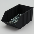 SCREW-CONTAINER-01.png Stackable Bin for Bolt Storage desk organizer