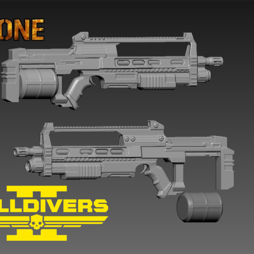 🔫 sta 52 helldivers x killzone・ OBJ File for 3D printing・Cults
