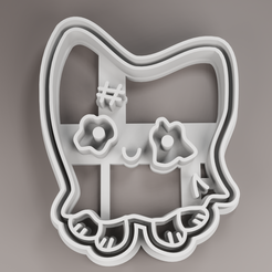 5_001.png STL-Datei GEISTERHUND - HALLOWEEN - KEKSAUSSTECHER・Vorlage für 3D-Druck zum herunterladen
