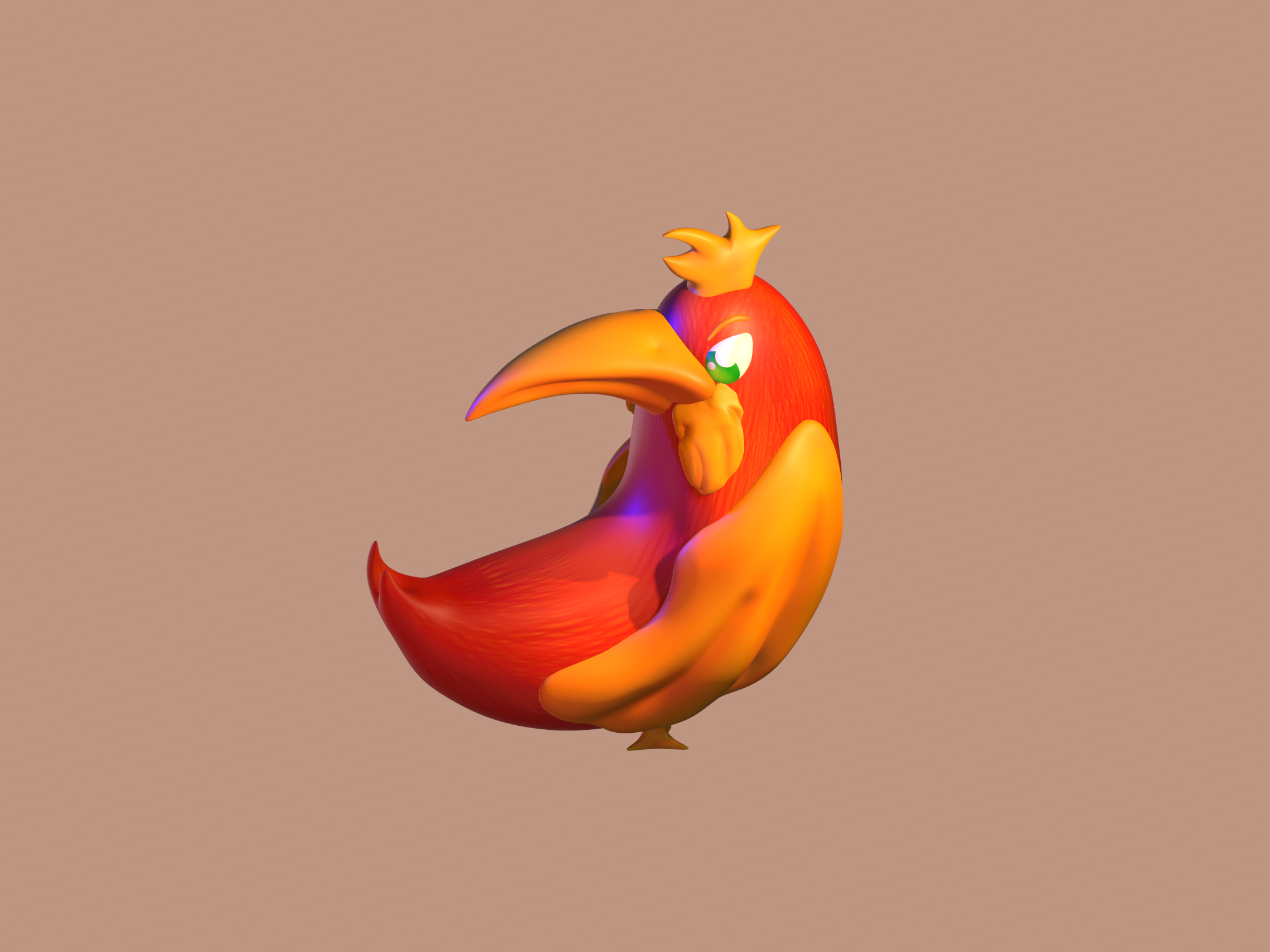 Download STL file Harry the rooster • 3D printable template ・ Cults