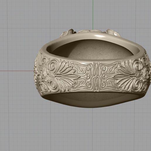 Screenshot_13.jpg Skull ring jewelry skeleton ring 3D print model