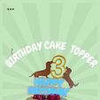 Pink-Birthday-Cake-Your-Story-1.jpg Cake Topper Dachshund (multicolor)