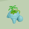 b4.png Turtle Back Vase - Cute Plant Pot - STL Printable