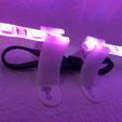 20191009_155742-2.jpg Free STL file LED Light Strip Wall Mount・Template to download and 3D print