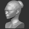 3.jpg Beautiful asian woman bust for full color 3D printing TYPE 10