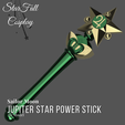 1.png Sailor Jupiter Transformation Wand - Sailor Jupiter Star Stick