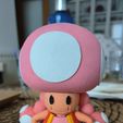 Toadette from Mario games - Multi-color