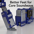 Better Feet for Core Soundwave i Better Feet for Core Class Soundwave