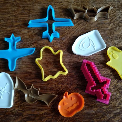 (Halloween) Cookie Cutters 3D model