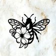 Sin-título.jpg Bee in the flowers wall decoration wall decor wall art wall decor wall decoration wall house realistic