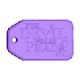 placa_chaveiro_prada.stl Keychain Kit The Devil Wears Prada 2