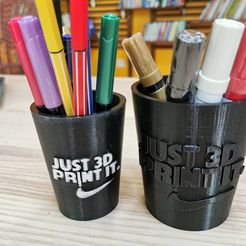 1.jpg Free STL file Pen holder cup・Design to download and 3D print