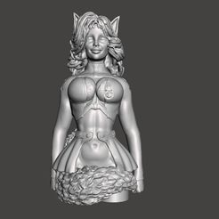 fromt.jpg Download free STL file ATTENSHUN - Redfox displays her medals! - by SPARX • Object to 3D print, SparxBM
