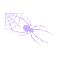 Spinnennetz.stl Decoração de teias de aranha para o Dia das Bruxas imprimível em 3D