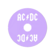 V2_ACDC.stl STL file 🎵 Gramophone with coaster vinyls 🎵・3D printing design to download